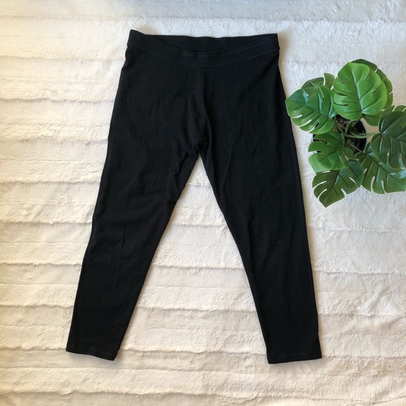 Roots crop leggings - black - size XL